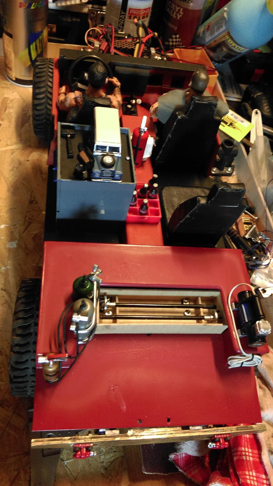 Off-Roader "ophugget"Land Rover 110"  hjemme bygget billede 15