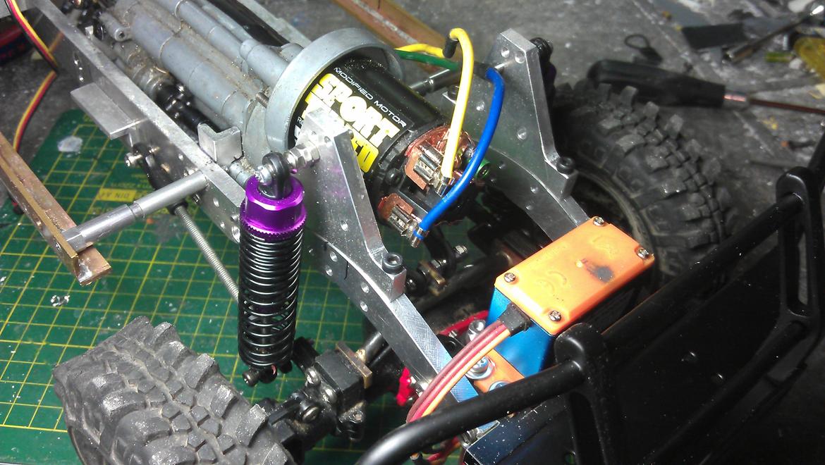 Off-Roader "ophugget"Land Rover 110"  hjemme bygget billede 18