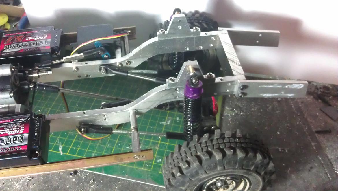 Off-Roader "ophugget"Land Rover 110"  hjemme bygget billede 21