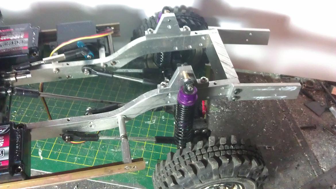 Off-Roader "ophugget"Land Rover 110"  hjemme bygget billede 22