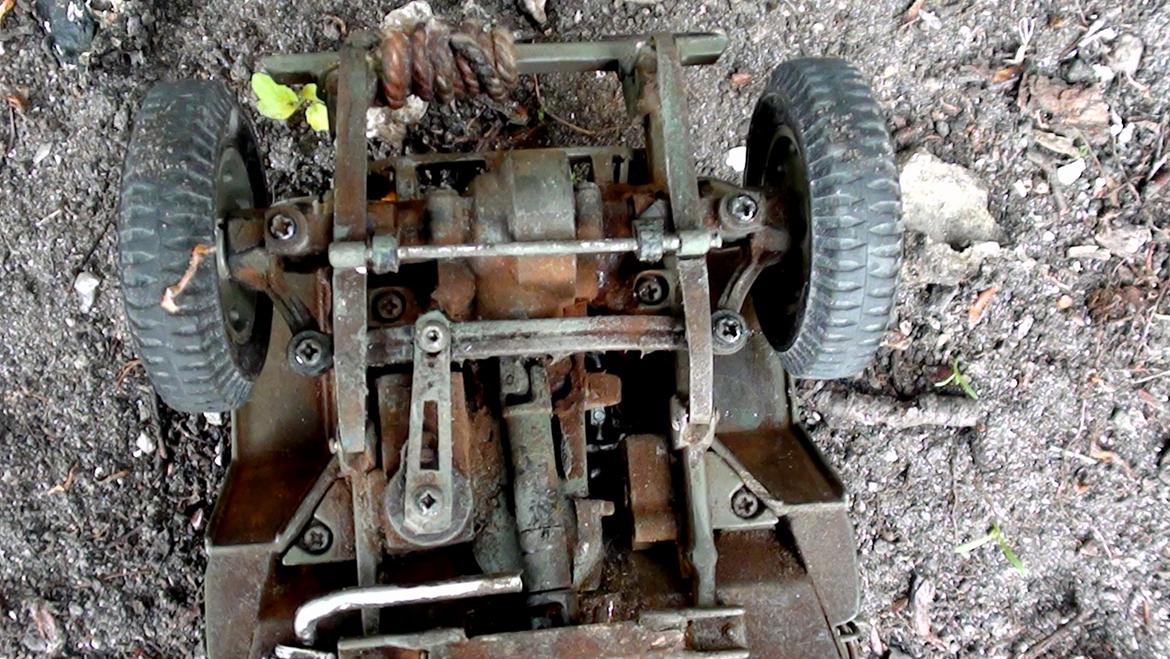 Militær RC 1/16 Willys Metal Jeep  billede 9