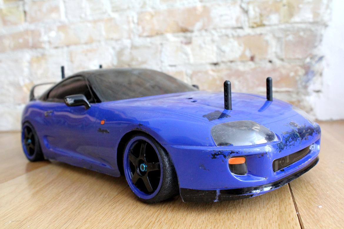 Bil Tamiya TA-06 PRO - Nu med Toyota Supra MKIV karosseri, 8.5T Xerun brushless coombi og 7.4v liPo billede 2