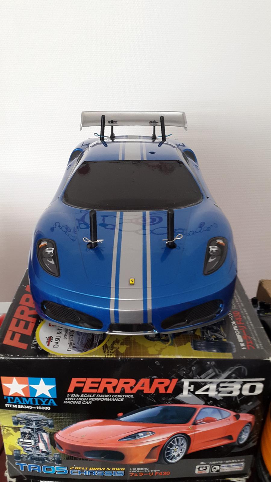 Bil Tamiya TA05 FERRARI F430 (BYT.) billede 4