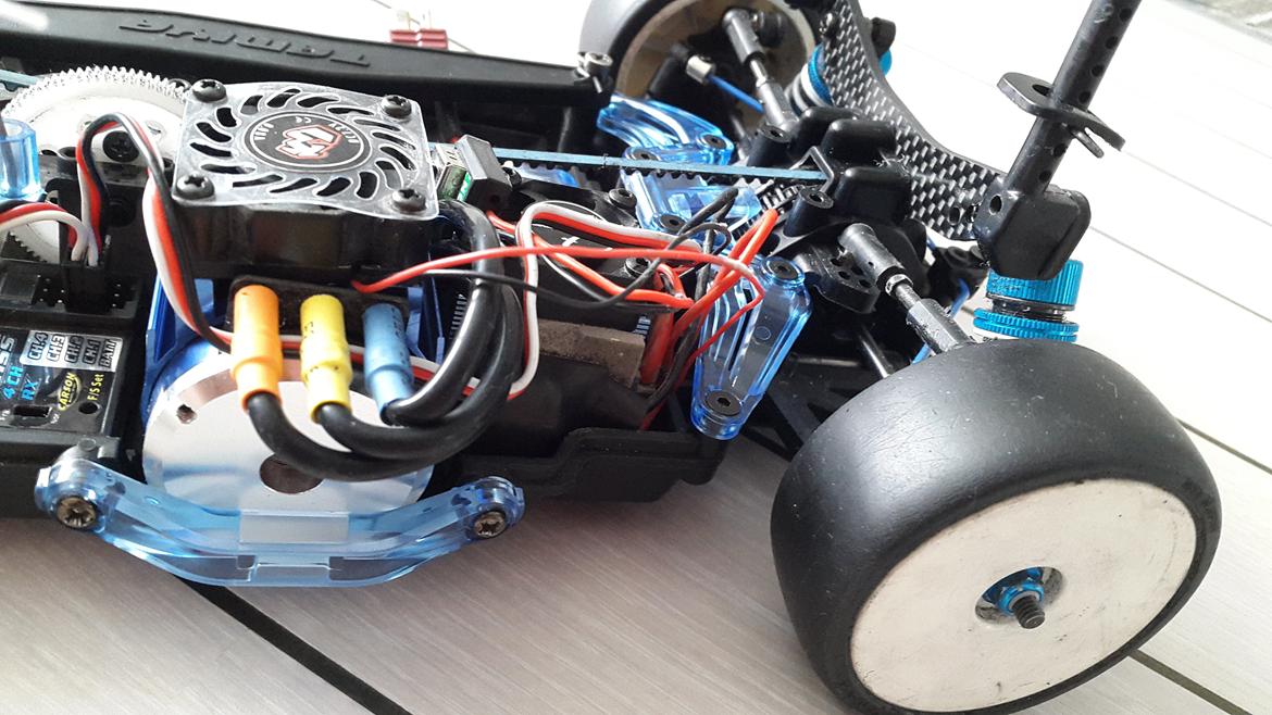 Bil Tamiya TA05 FERRARI F430 (BYT.) billede 9