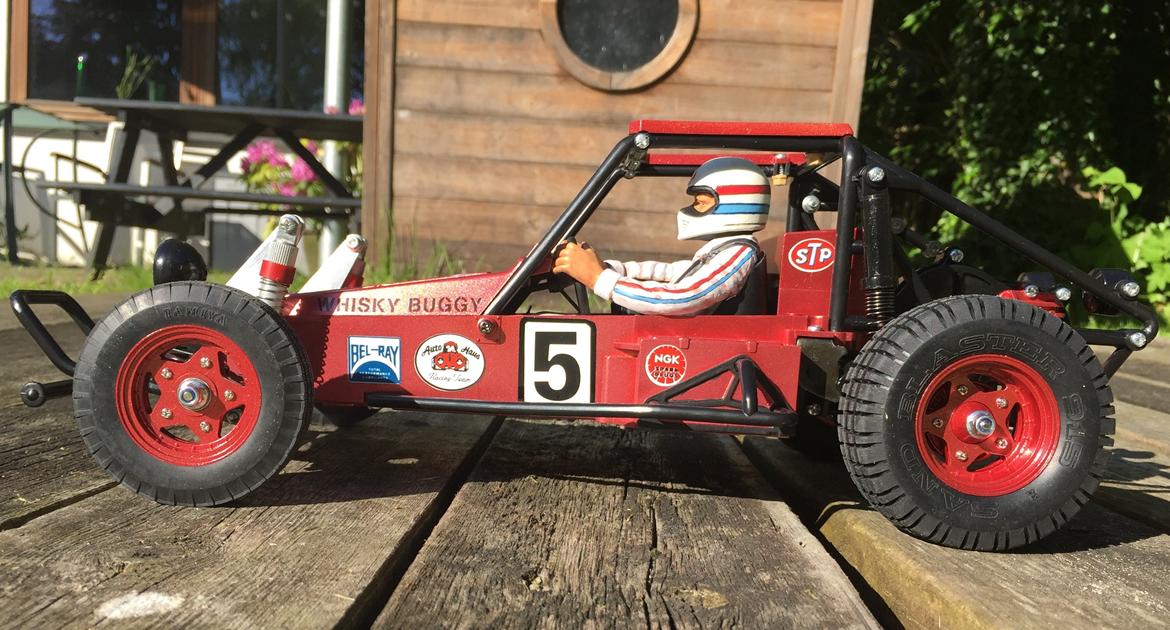 Buggy Tamiya Fast Attack Vehicle - Har selv lavet nummerskiltet. Nr. 5 skulle det jo selvfølgeligt være, da originalen havde det. billede 30