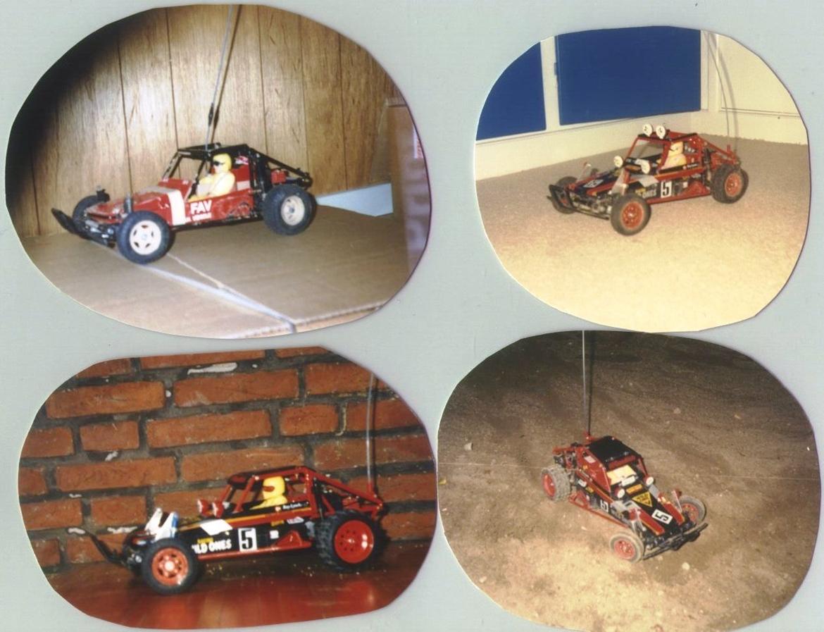 Buggy Tamiya Fast Attack Vehicle - En lille collage som viser forskellige stadier i min FAVs liv :-) billede 38