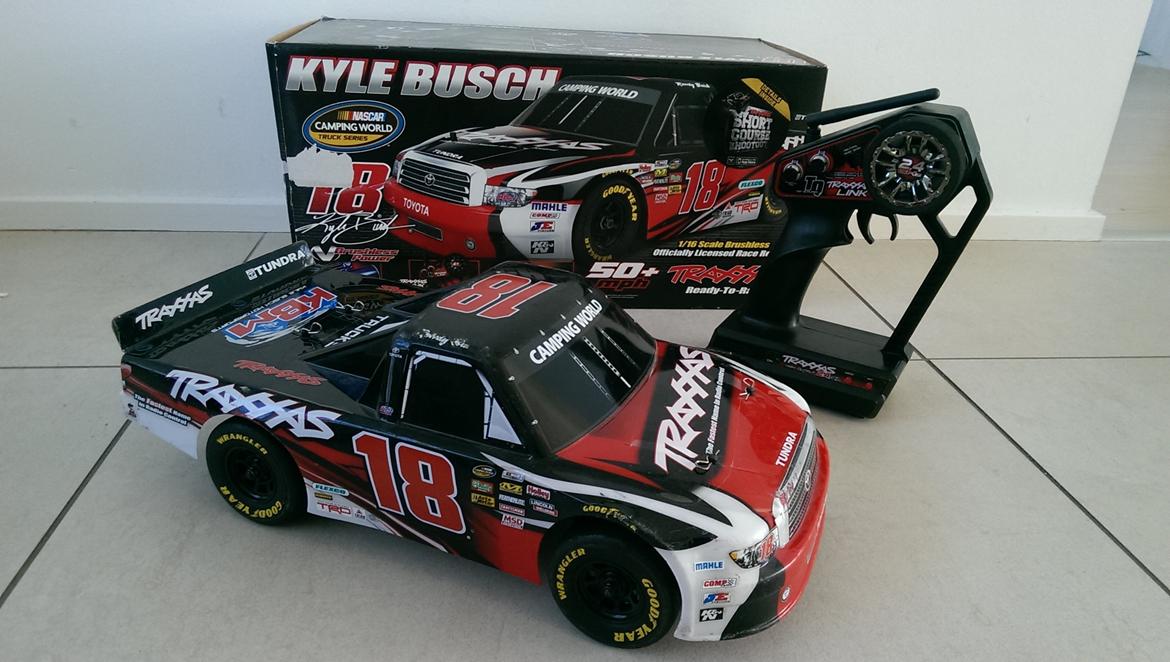 Bil Traxxas Kyle Busch 1/16 VXL billede 1