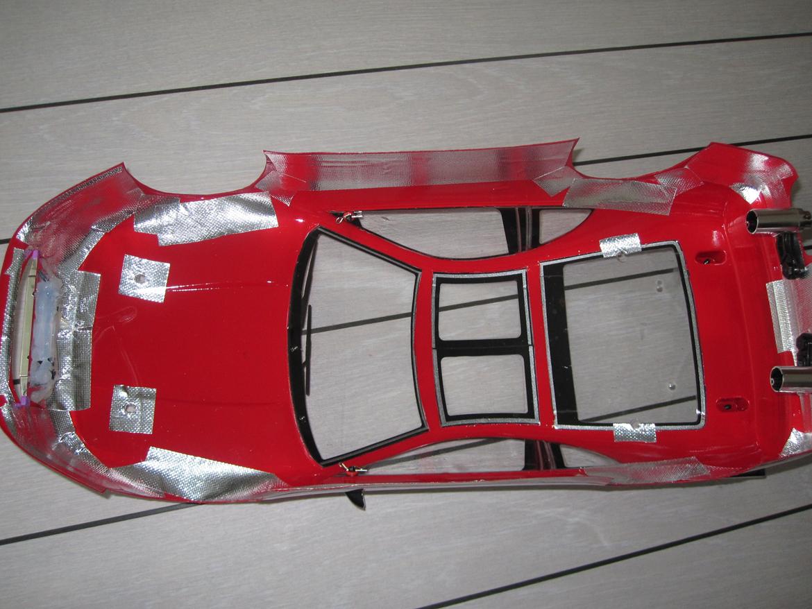 Bil Robitronic Avid Nissan Fairlady Z 300ZX (SOLGT) - Aluminium tape fra Tamiya for at forstærke karossen billede 41