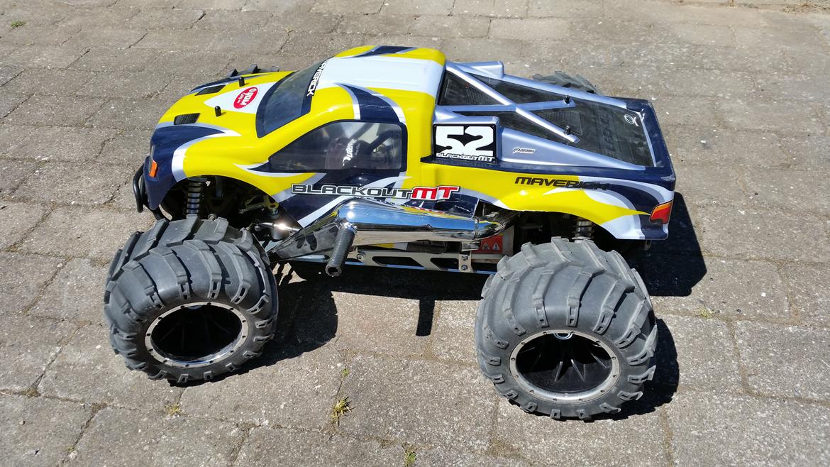 Off-Roader Maverick Blackout MT 4WD 1:5 Benzin billede 1