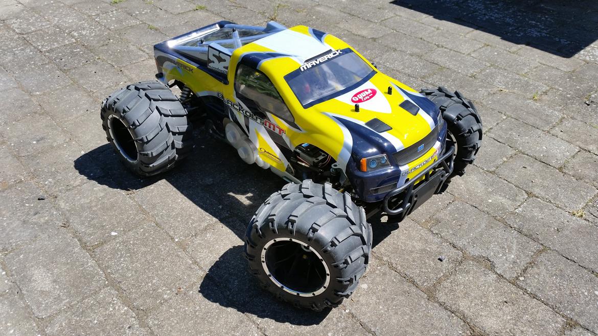 Off-Roader Maverick Blackout MT 4WD 1:5 Benzin billede 2