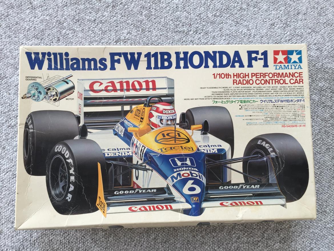 Bil Tamiya's Williams FW11B Honda F1 (1987) billede 1