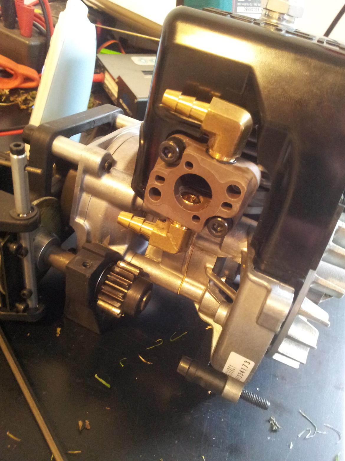 Bil FG stadium  - flance til boostkit monteret :P billede 19