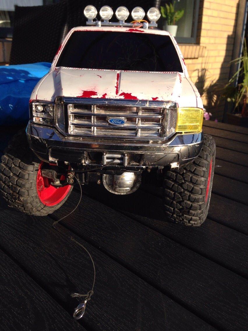 Truck Tamiya Ford F350 High lift(solgt) billede 1