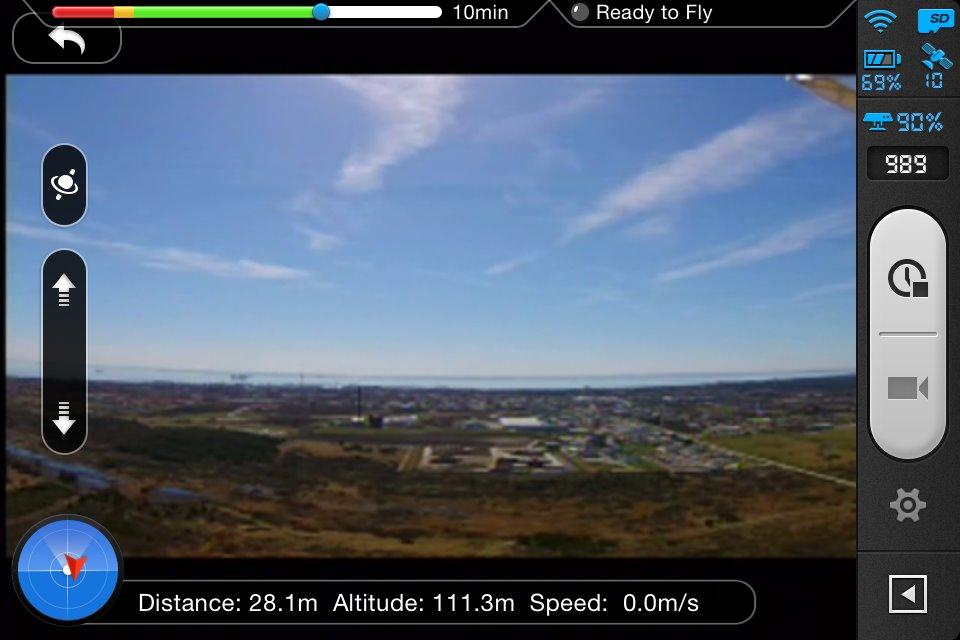 Multirotor DJI Phantom 2 Vision+ V3 - En dag den var oppe at tage fine foto, bruger Iphone billede 21