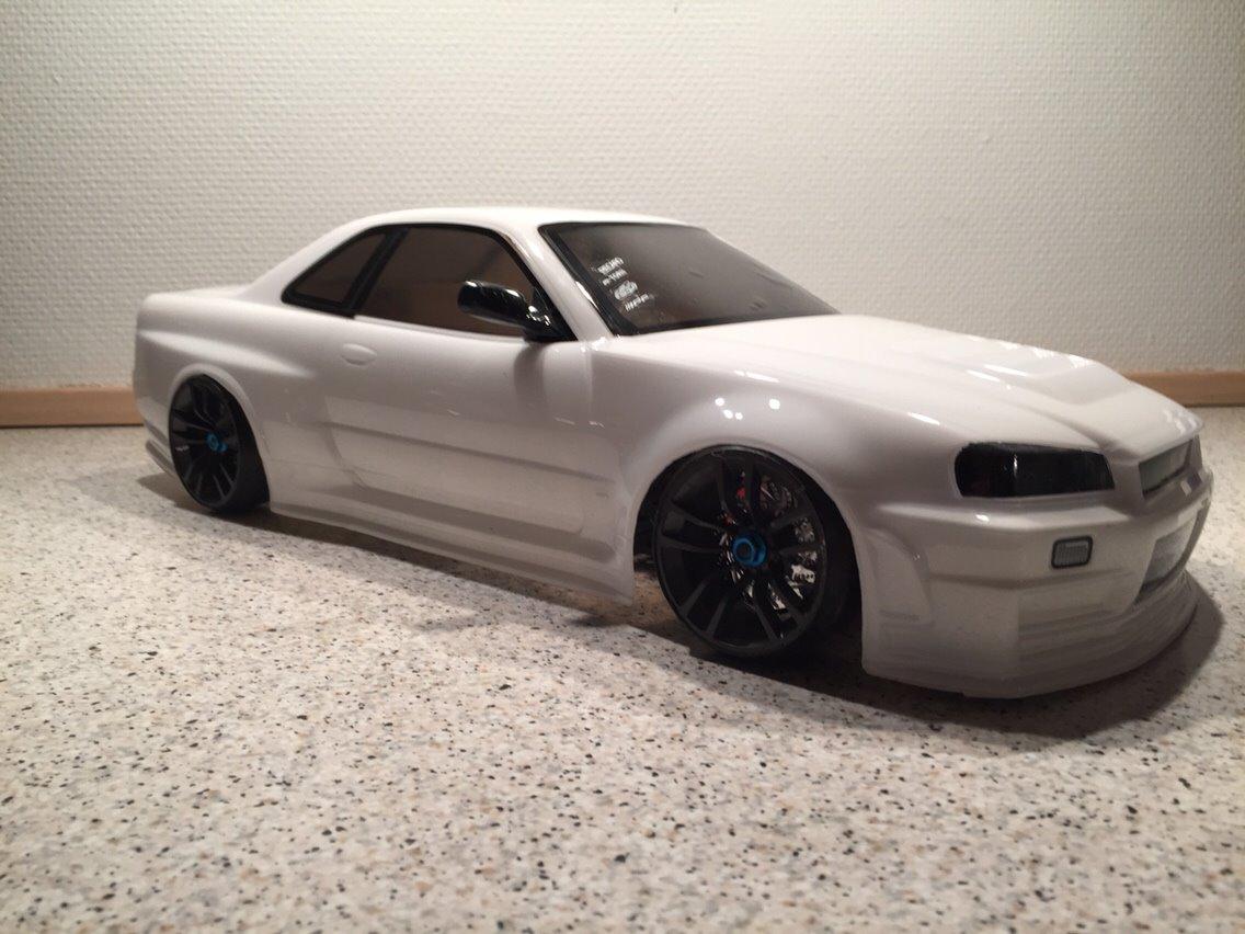 Bil Tamiya TB-03 VDS  lavet om til rwd billede 1