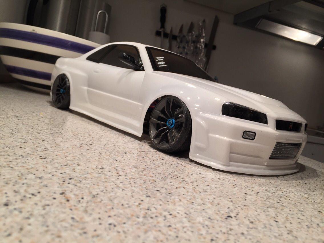 Bil Tamiya TB-03 VDS  lavet om til rwd billede 17