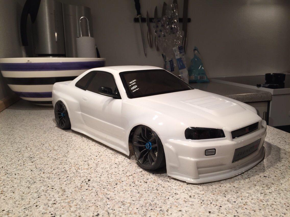 Bil Tamiya TB-03 VDS  lavet om til rwd billede 18