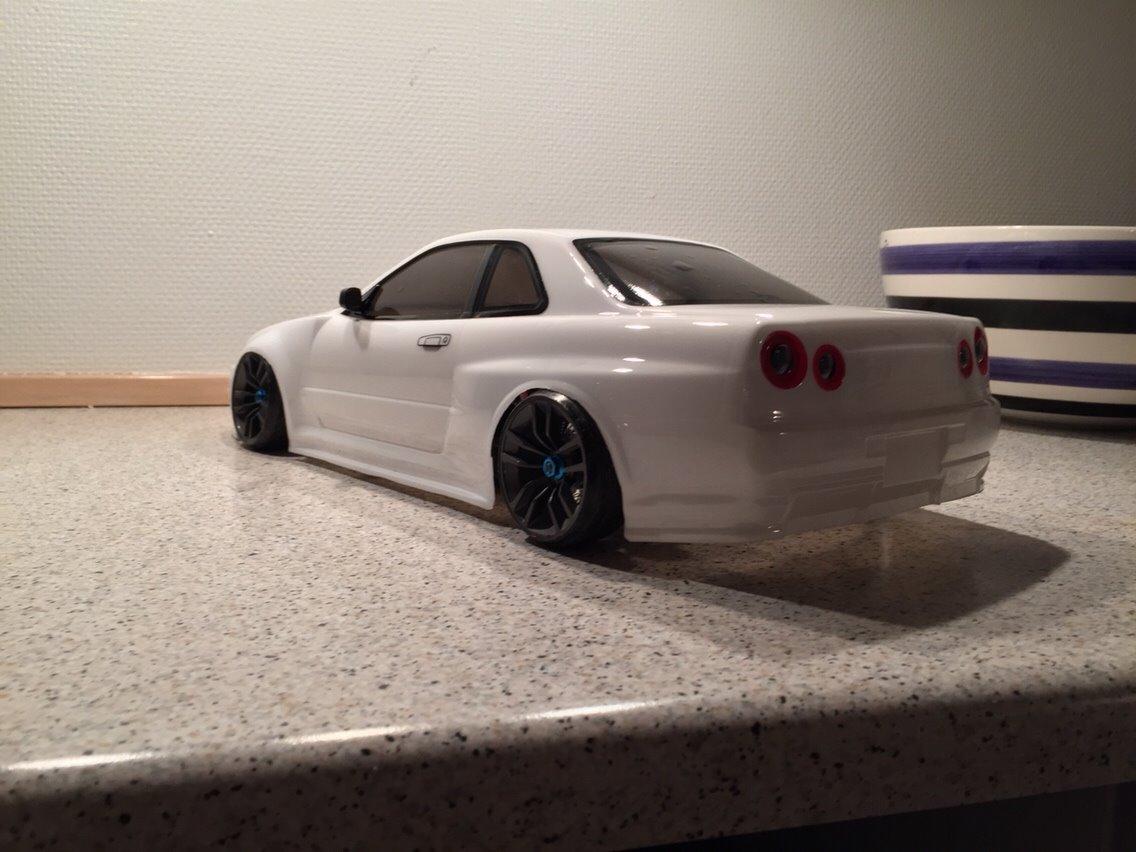 Bil Tamiya TB-03 VDS  lavet om til rwd billede 20