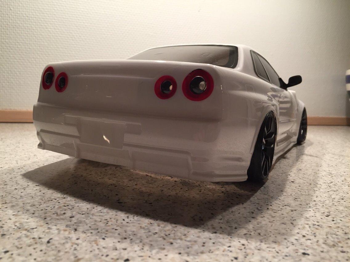 Bil Tamiya TB-03 VDS  lavet om til rwd billede 22