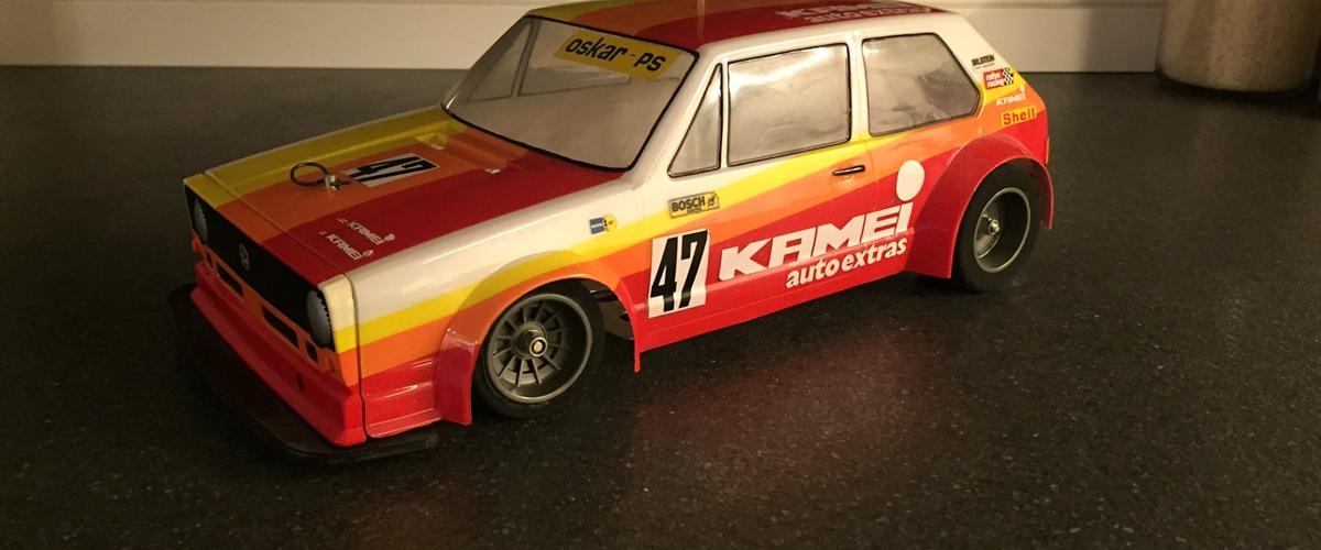 Tamiya Volkswagen Golf Bil Tamiya VW Golf Racing Group 2 58025 - 1981 - dette er en af mine