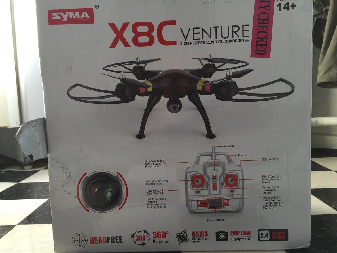Multirotor Syma x8c billede 2