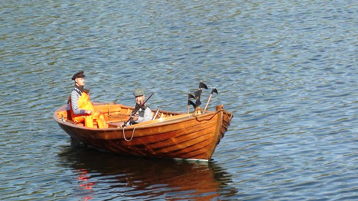 Båd rc Dansk damjolle lærk på eg billede 20