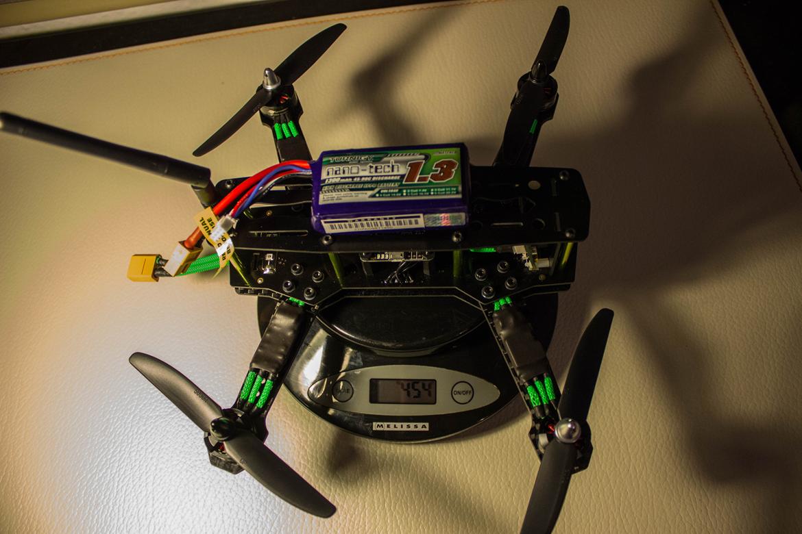 Multirotor ZMR250 fpv racer billede 11