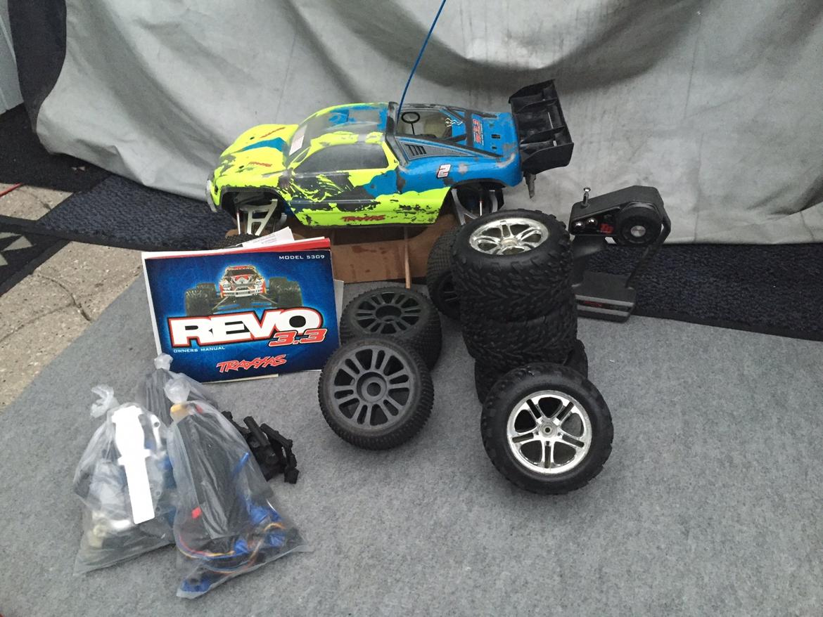 Off-Roader Traxxas revo 3.3 5309 - org dele og dæk billede 15