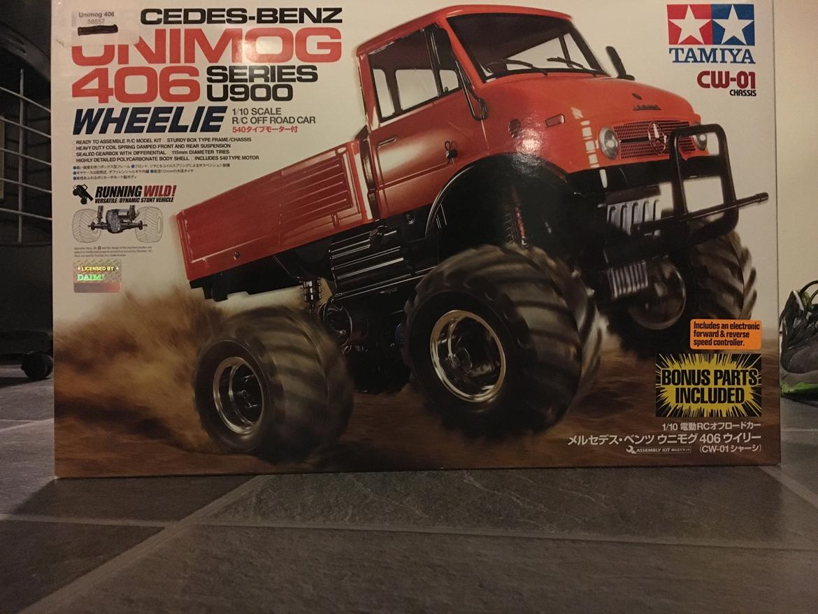 Truck Mercedes-Benz Unimog 406 - Tamiya CW-01 billede 1