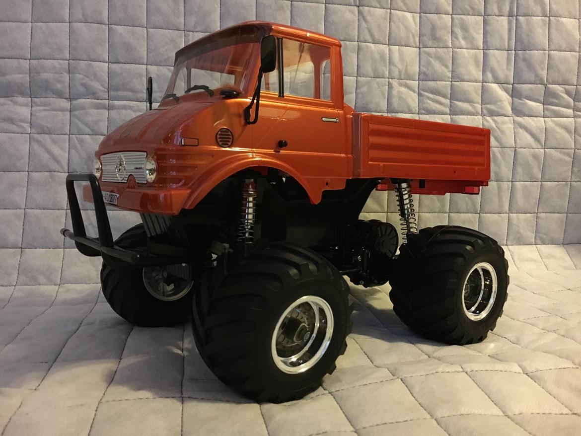 Truck Mercedes-Benz Unimog 406 - Tamiya CW-01 billede 11