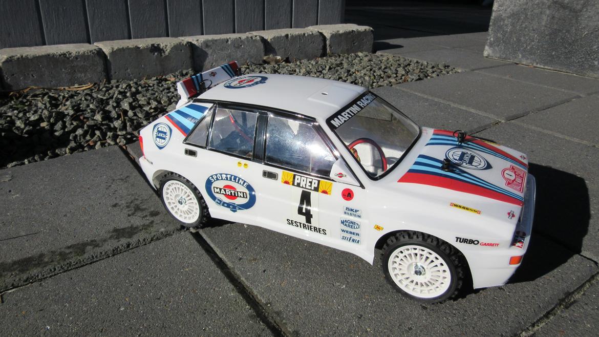 Bil Lancia Delta Integrale - Tamiya. - Lancia Delta Integrale HF. billede 1