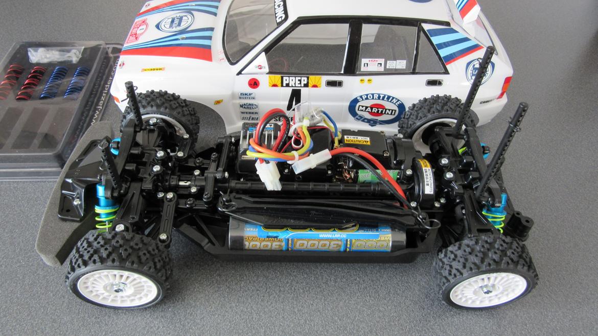 Bil Lancia Delta Integrale - Tamiya. - Uden karosseri . billede 25