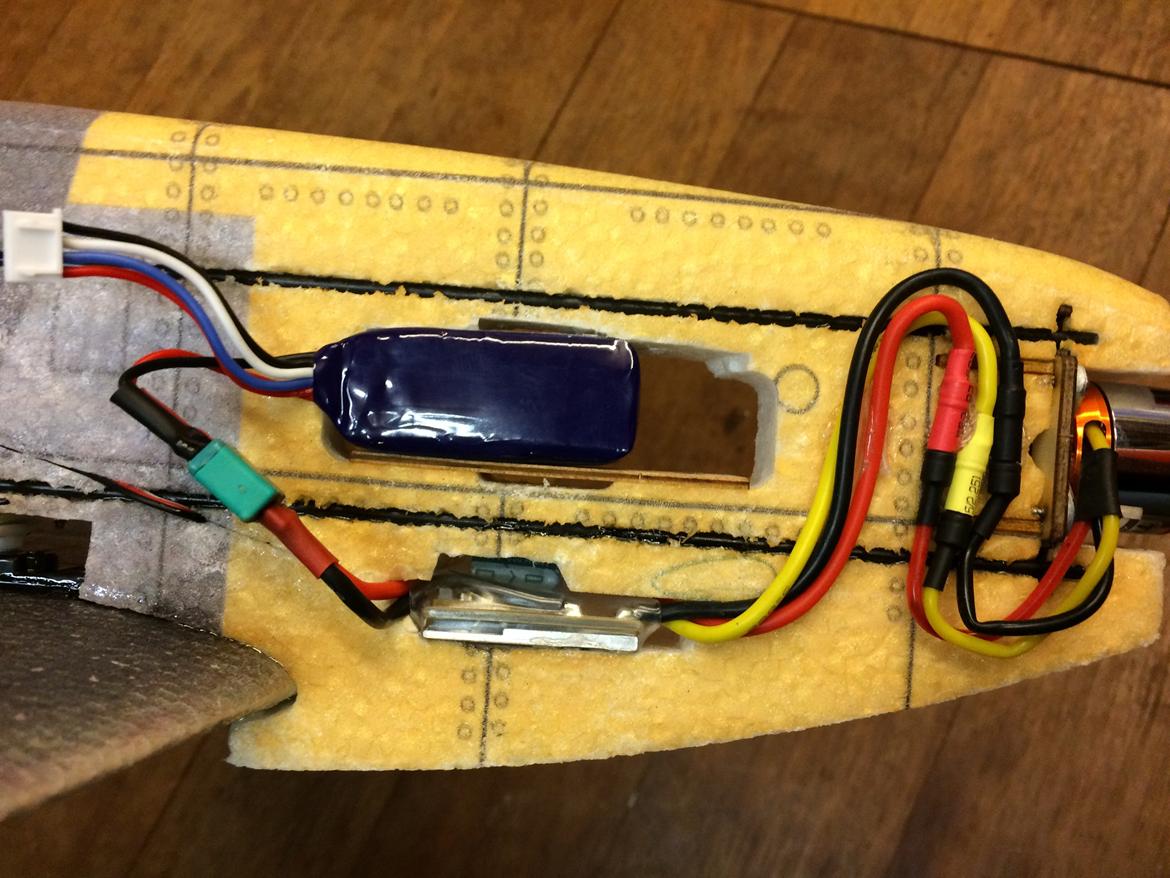 Fly Hobbyking ME109 Combat EPP - Tilpasset til et 800 mAmp 3 C batt billede 9