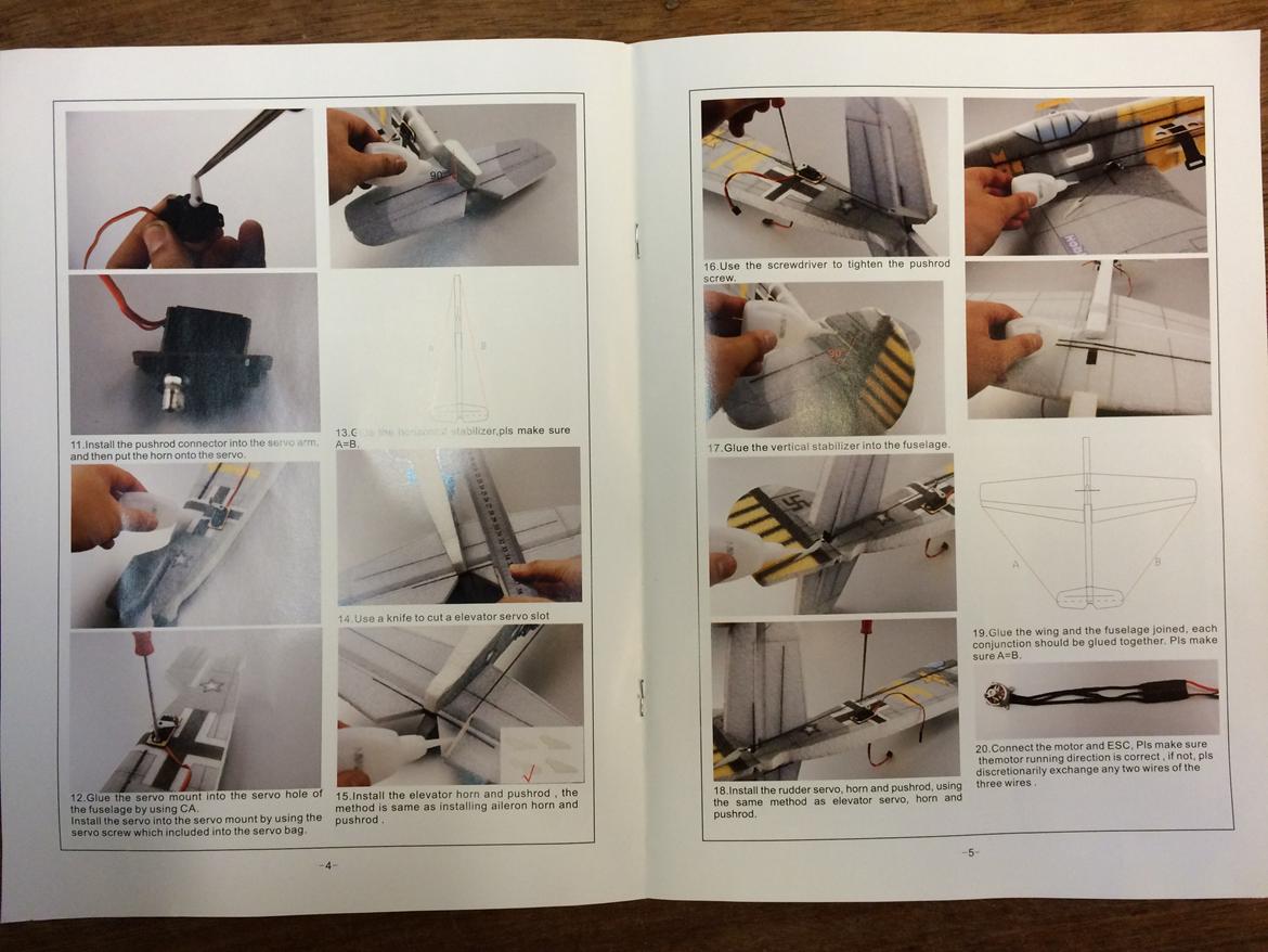 Fly Hobbyking ME109 Combat EPP - Super "bygge foto" billede 13