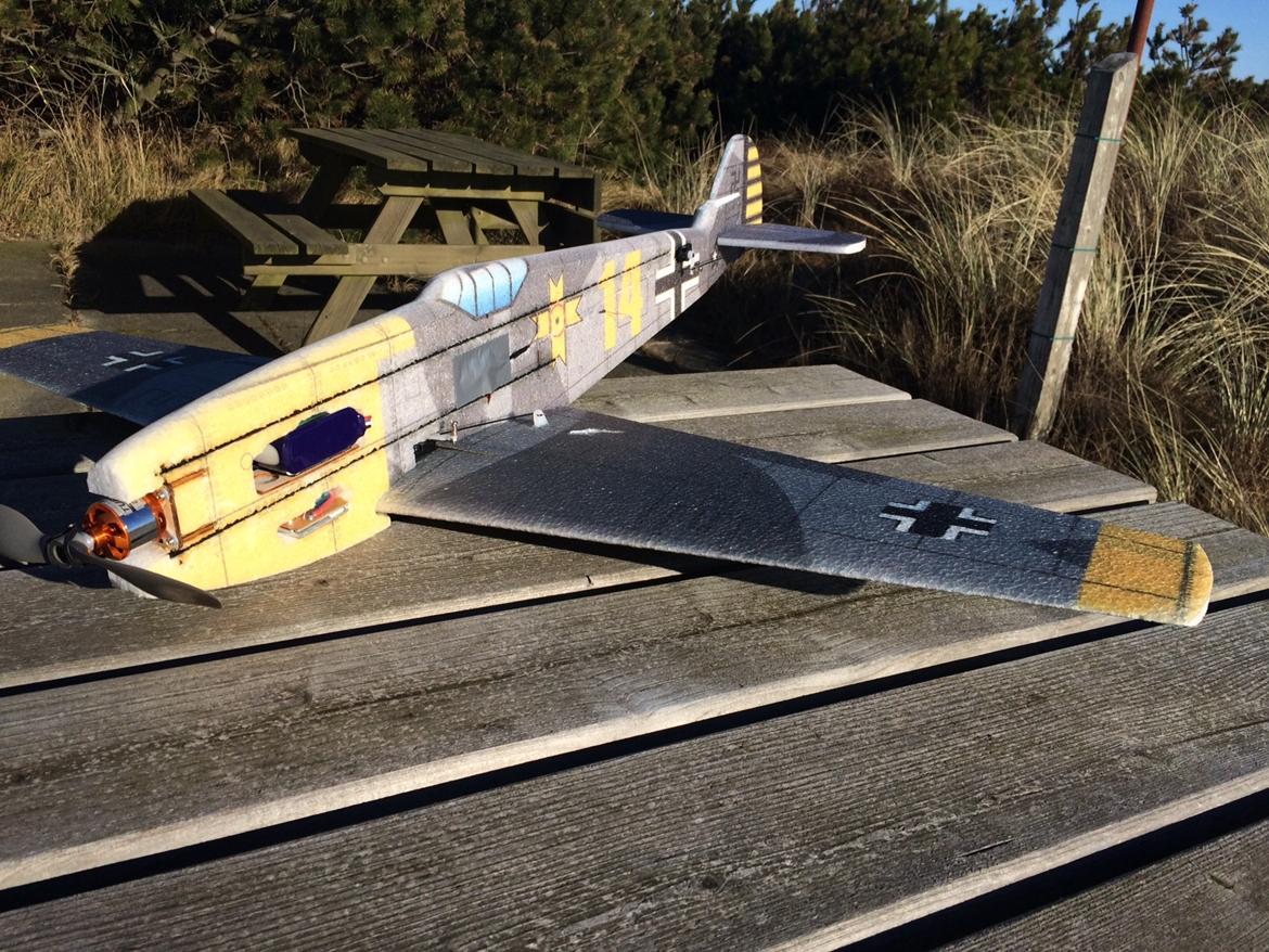 Fly Hobbyking ME109 Combat EPP - Første dag på pladsen lige inden første tur billede 23