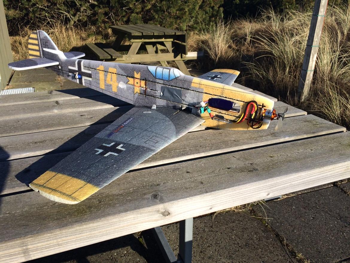 Fly Hobbyking ME109 Combat EPP - Første dag på pladsen lige inden første tur billede 24