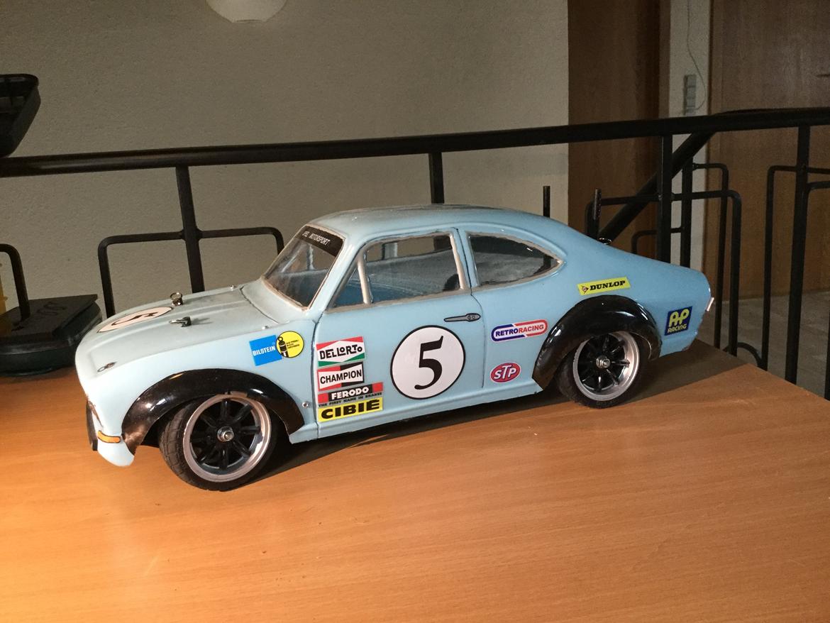 Bil Tamiya TT-01 Opel kadett b coupé  billede 2