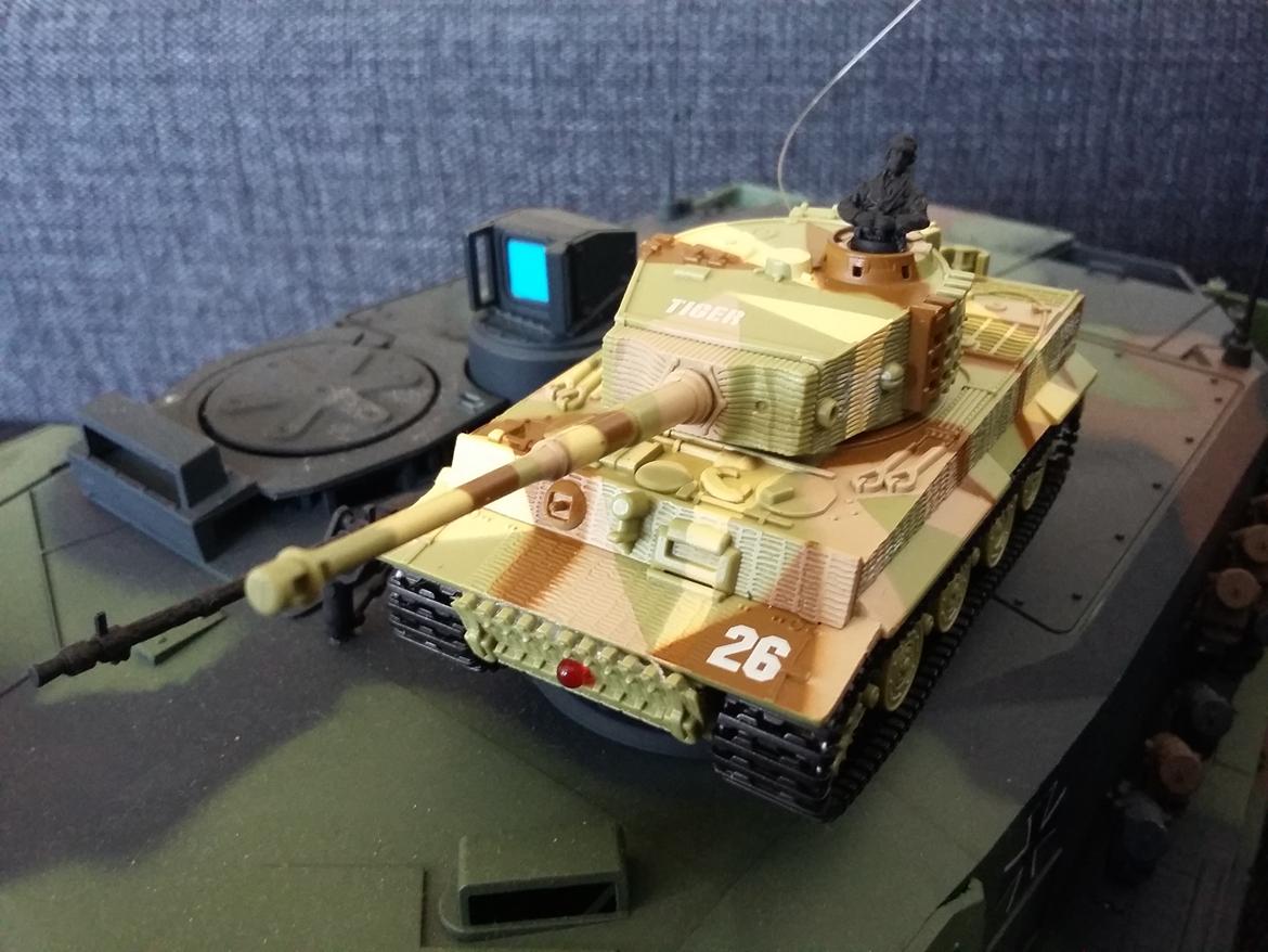 Militær 1/72 Tiger tank (Ombygget) billede 1