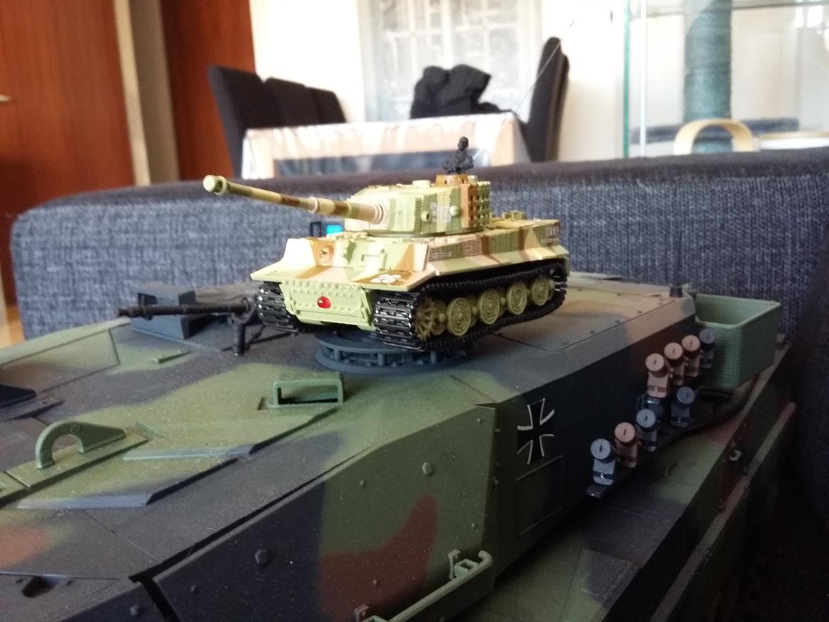 Militær 1/72 Tiger tank (Ombygget) billede 2