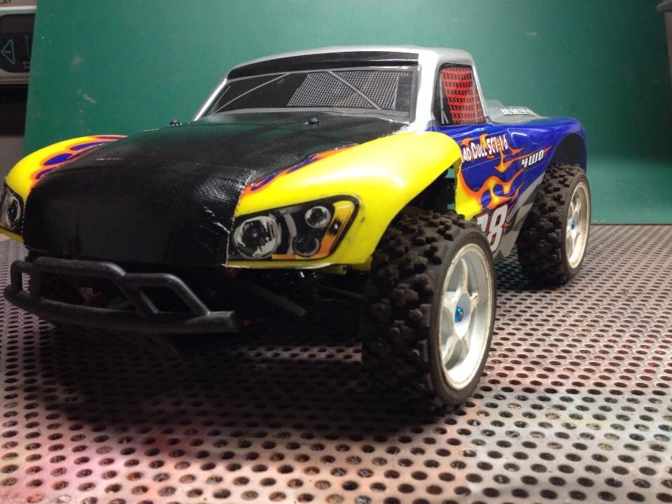 Off-Roader Losi mini 8ight ombygget til Sc billede 1