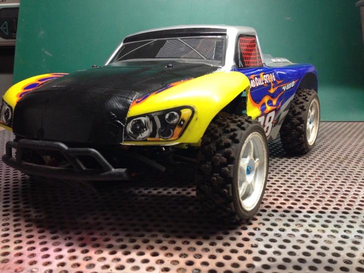 Off-Roader Losi mini 8ight ombygget til Sc billede 0