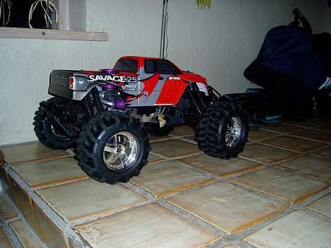 Off-Roader savage 25 opgraderet - Så er der lige kommet lidt flere klistermærker på.... billede 18