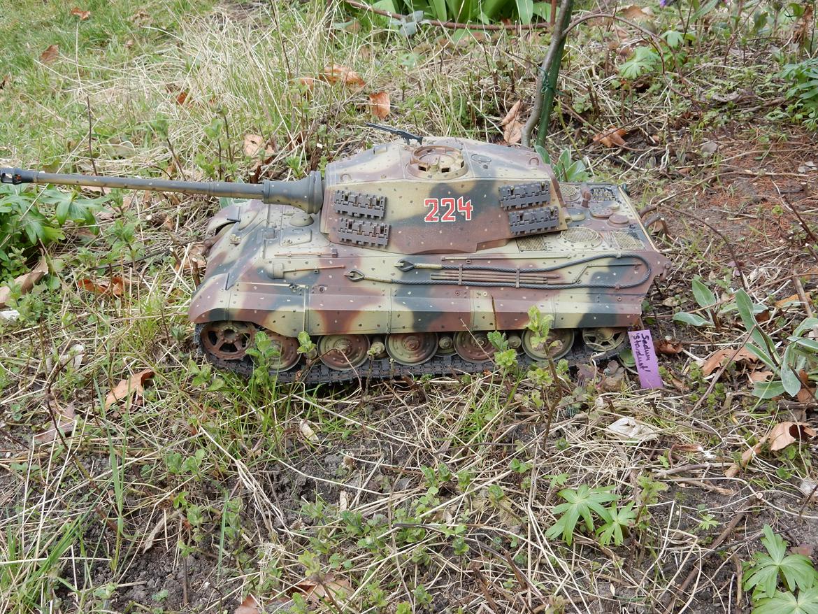 Militær Tamiya Königstiger billede 3