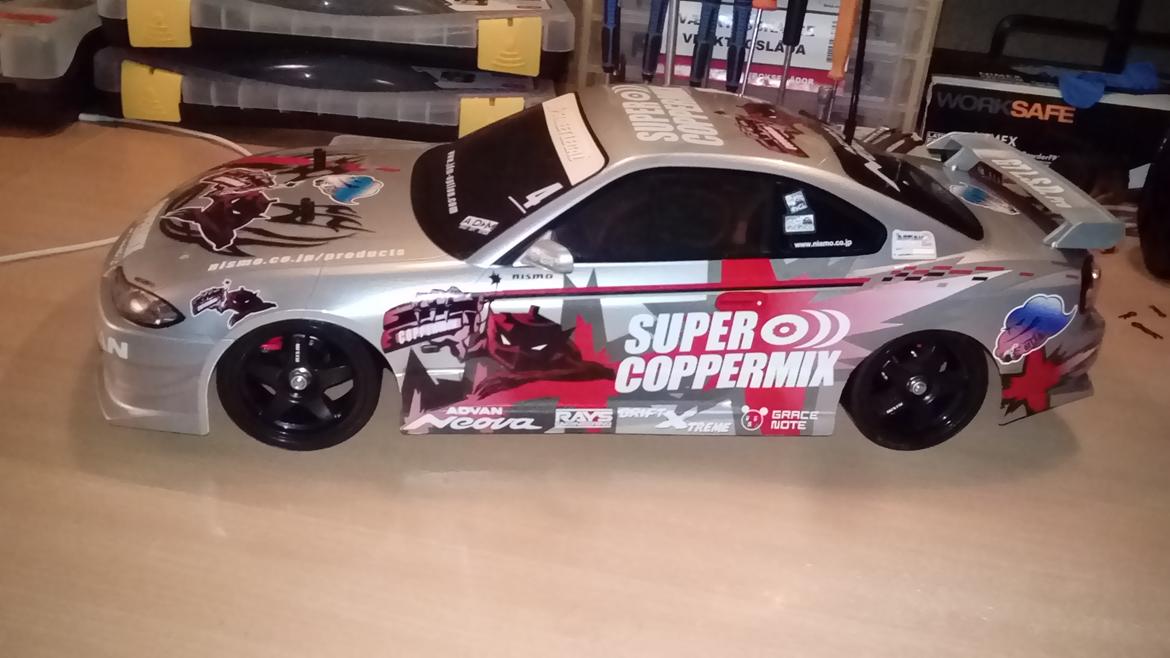 Bil Tamiya TT-01 D Nissan Silvia s15 Nismo Coppermix billede 1