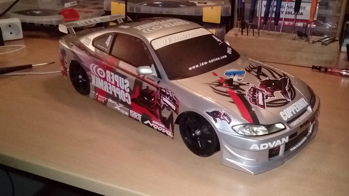 Bil Tamiya TT-01 D Nissan Silvia s15 Nismo Coppermix billede 3