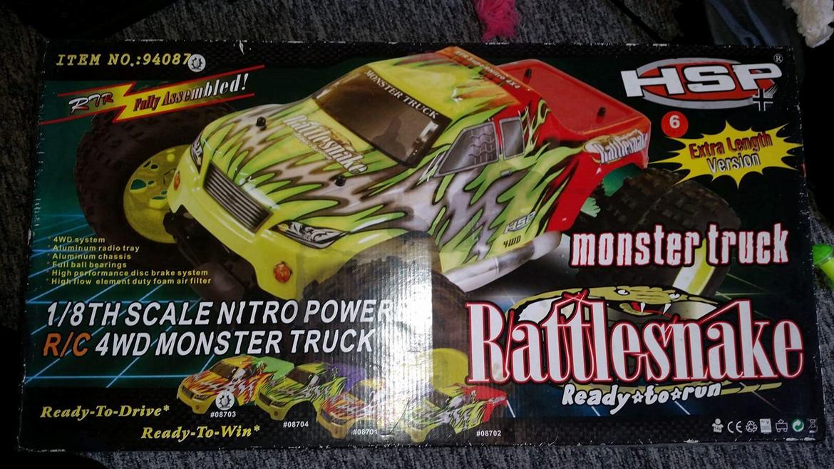 Buggy hsp Rattelsnake nitro bil rtr  billede 10