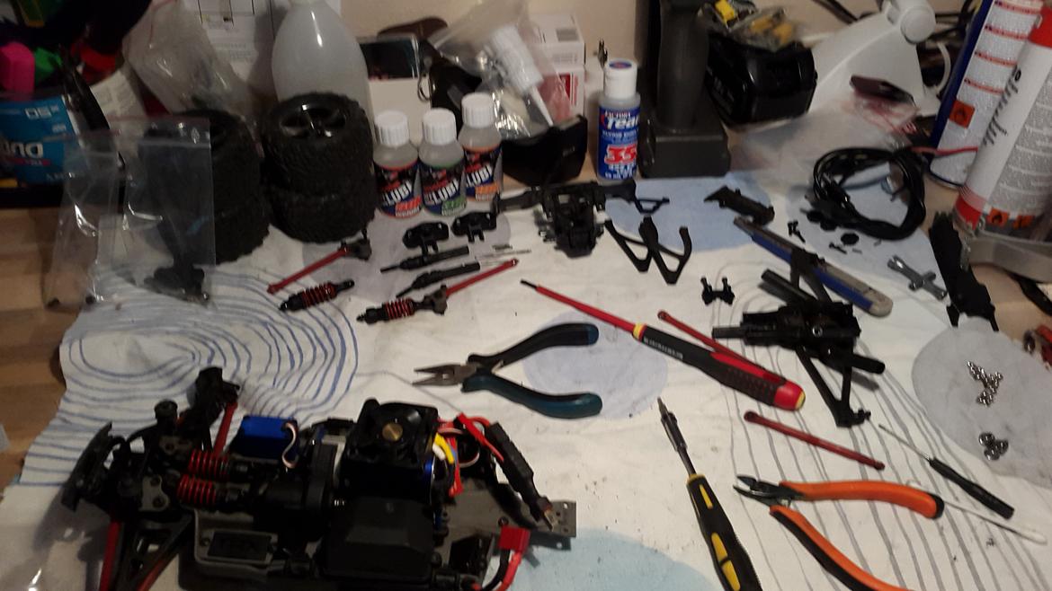 Bil Traxxas E-Revo VXL 1/16 billede 6