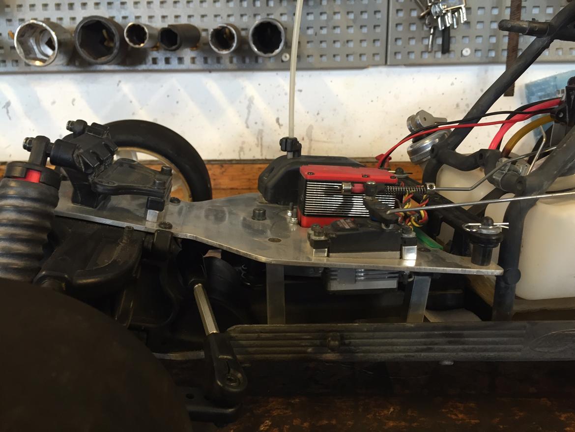 Buggy Fg baja 4wd - custom made servoplade billede 10