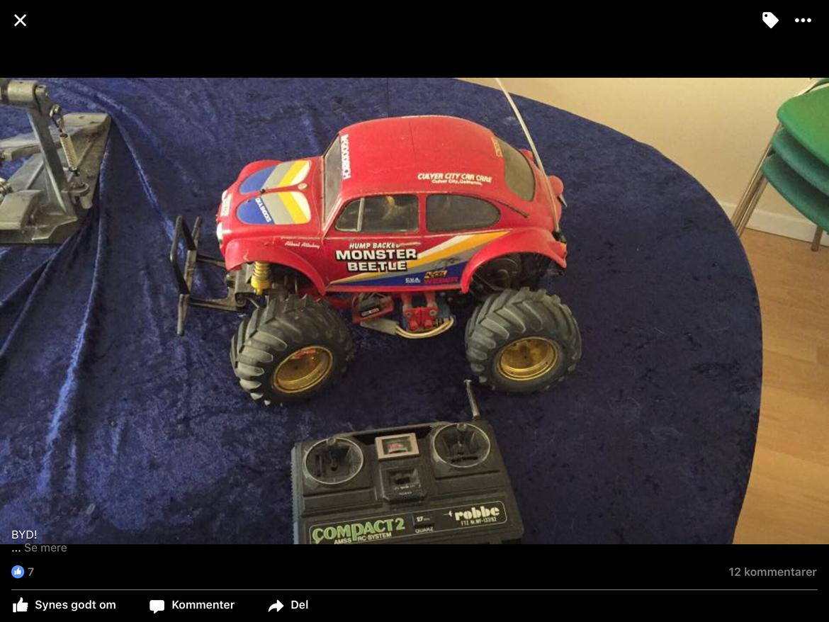 Bil Tamiya monster beetle - Sådan så den ud hos sælgeren billede 12