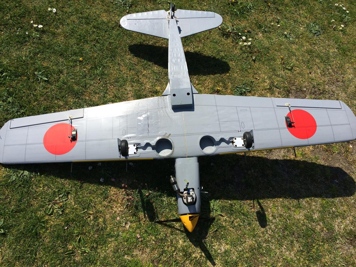 Fly Kawasaki Ki 61 - Fin bund med hjul brønde billede 6